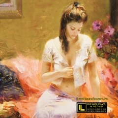 Tranh Sơn Dầu Thiếu Nữ Khỏa Thân Nghệ Thuật  (75)